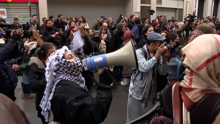 معجزة غزة... الحتجاج الطلابي يصل لجامعات باريس 