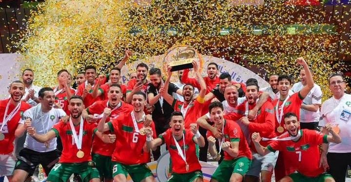 المنتخب المغربي للفوتسال يتوج بالكأس القارية للمرة الثالثة تواليا
