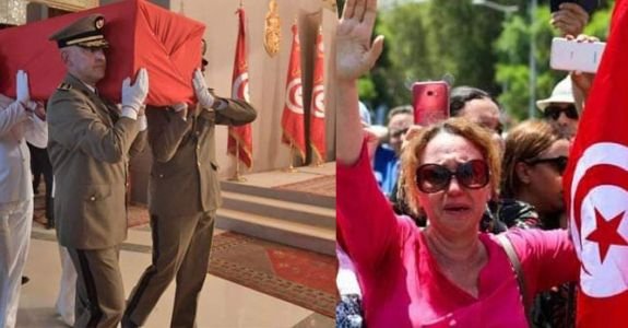 تونس تودع السبسي بالدموع