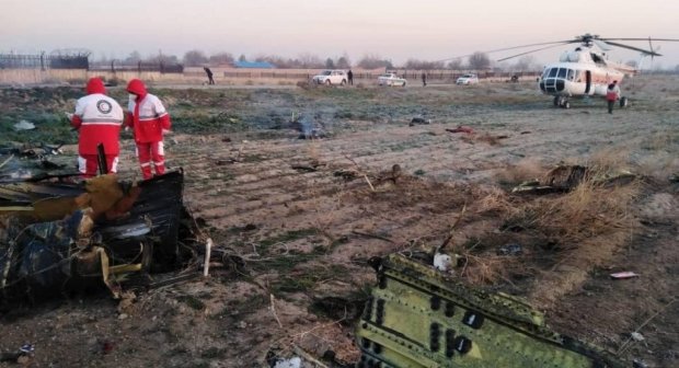تحطم طائرة أوكرانية تحمل 170 شخصاً على الأقل فوق الأراضي الإيرانية